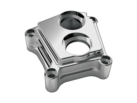 10-Gauge Lifter Block Covers Chrome