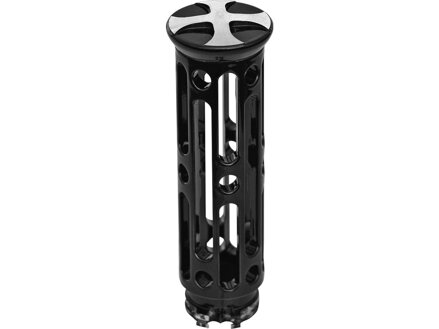 Cross Base Grip and Footpeg Toppers Bi-Color Anodized