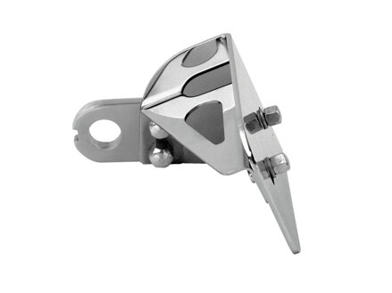 Short Side Mount License Plate Bracket Polished