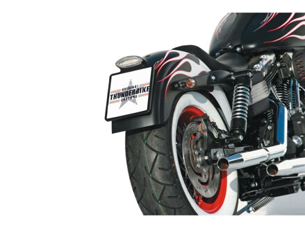 Down and Inside License Plate Kit 240 x 200mm Black