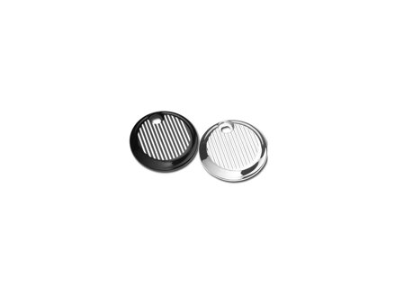 Fluted Fuel Door Cover for Touring Chrome