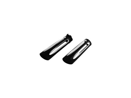 Deep Cut Grips Black Anodized 1" Throttle Cables