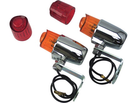 Pony Marker Light Chrome Amber Red