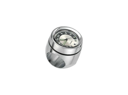 HBAR MOUNTED CLOCK 1.25IN CHR