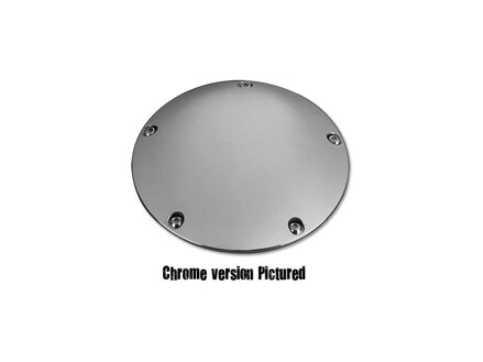 Domed 5-Hole Derby Cover for Big Twins 5-hole Black Satin