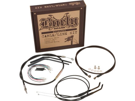 16" Gorilla Bar Cable Kit Black Vinyl Non-ABS