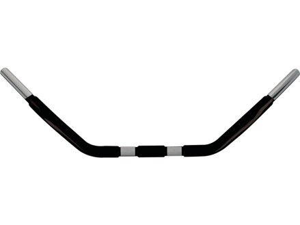 1 1/4" Chubby Dresser Handlebar Non-Dimpled 3-Hole Black Powder Coated 1 1/4" Throttle By Wire Throttle Cables