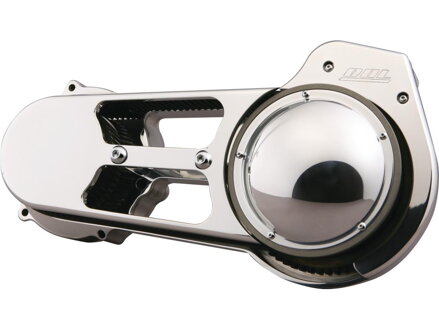 BDL 2 Inch Open Belt Drive 52 Tooth Front/69 Tooth Rear, 142 Tooth 2" Belt Aluminium Polished