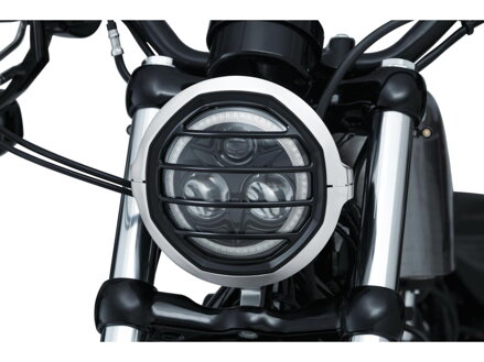 Dillinger 5 3/4" Headlight Trim Ring Black Satin