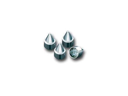 Peaked Rocker Box Bolt Cover Chrome