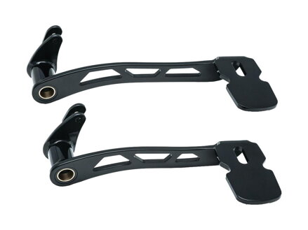 GIRDER BRK PEDAL, '14-UP WITH LOWERS BLK Brake Pedal Gloss Black