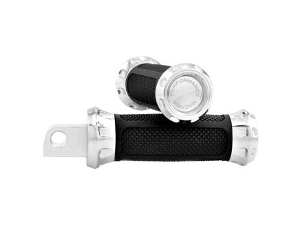 Overdrive Rider Pegs Chrome