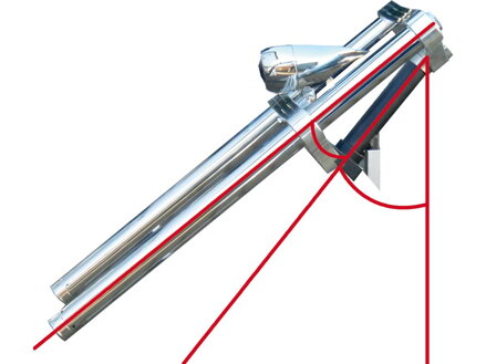 Triple Tree, 13°, For 42mm Outer Tube, Contains Weld On Steering Lock, Aluminum, Polished Triple Tree Kit