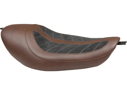 Fred Kodlin Signature Series Solo Seat Black Dark Brown Alcantara Leather