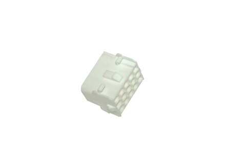 AMP Mate-N-Lock 15-Wire Cap Connector with Wire And Interface Seals White