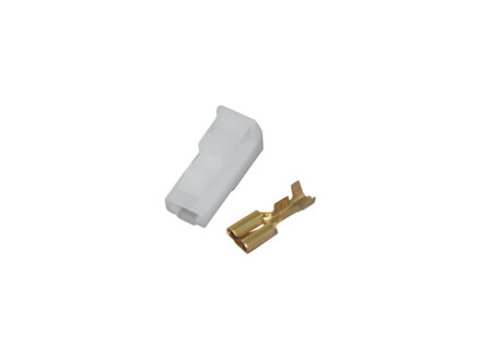 1-Position .25" Female Connector And Terminal Connector & Terminal Kit