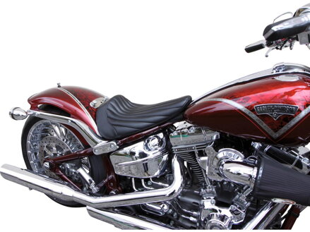 Custom Single Seat for Breakout Vertical Black Synthetic Leather