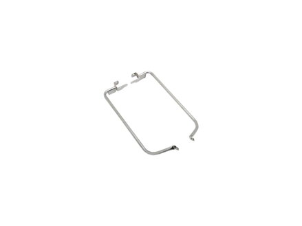 Clean Up Saddlebag Support Rail Kit Chrome