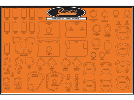 Gasket Board for 1984-99 Evo Big-Twin Gasket Board