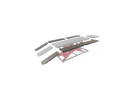 Extended Ramp for MC625 Heavy Duty Air Lift Width x Length (mm): 380 x 1160 Gray