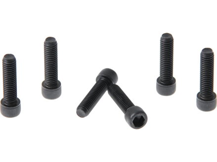 Triple Tree Screw Set (6 piece set), Black Triple Tree Screw Set