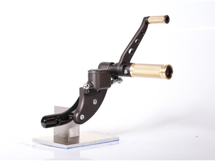 Forward Control Kit for Softail Base Brass, no side stand included Black