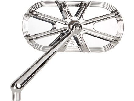 10-Gauge Forged Billet Mirror Chrome Left