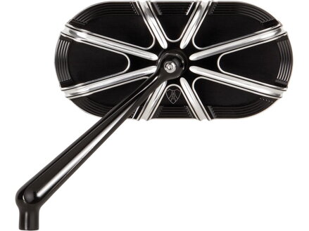 10-Gauge Forged Billet Mirror Black Anodized Right