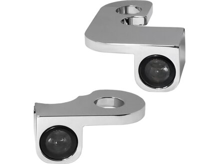 NANO Series LED Turn Signals Chrome Smoke LED