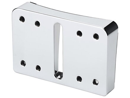 Mid-Mount License Plate Adapter Chrome