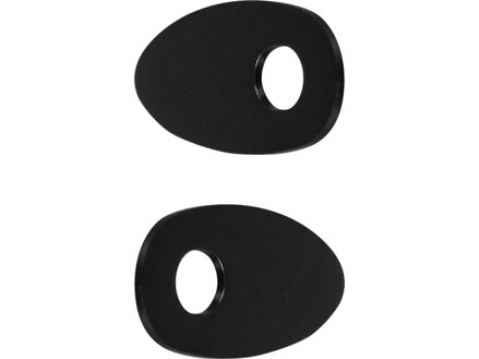 Rear Turn Signal Adapter for Fat Bob For M5 Thread Turn Signals Matte Black Powder Coated