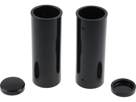 4-Piece Fork Cover Kit 4-piece Black Gloss Powder Coated