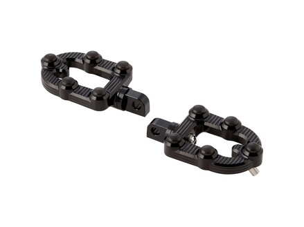 Ness-MX Footpegs (No Mounts included) Black, Anodized