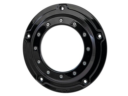 Porthole Derby Cover 5-hole Gloss Black