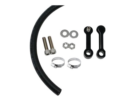 Billet Aluminum Tank Lift Kit 2,5" Lift for Touring Black Powder Coated