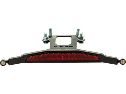 Rear Turn Signal Bracket for Sportster S Black Powder Coated
