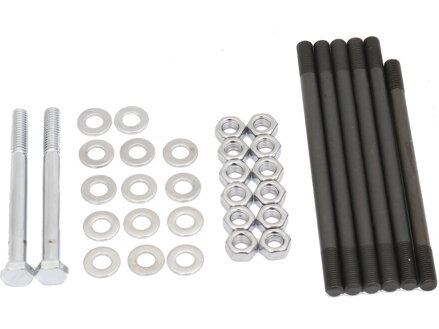 Engine Case Fastener Kit Stock Chrome Plated Kit 1