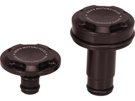 Premium Front Axle Cover With Ricks Logo Black Satin