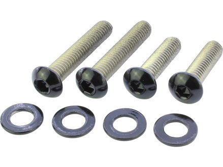 Fender Strut Screw Kits Supplied are 4 screws Satin Black Powder Coated