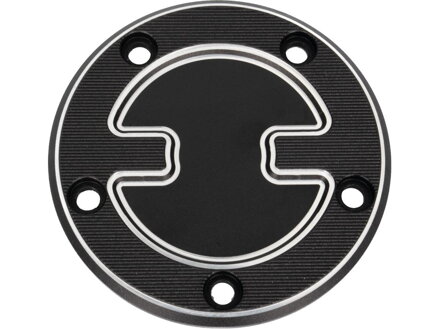 TB-S Timer Cover Black Cut Anodized