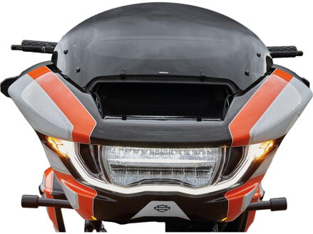 Helix Replacement Windscreen Height: 10,5" Dark Smoke