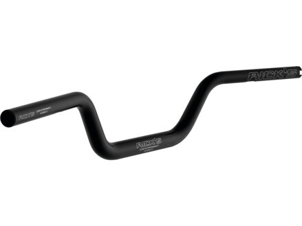 Tapered from 1 1/4" to 1" Aluminium Handlebar Performance 5, Total Width incl. TBW Sensor: 832 mm 5-Hole Flat Black Anodized Throttle By Wire Throttle Cables