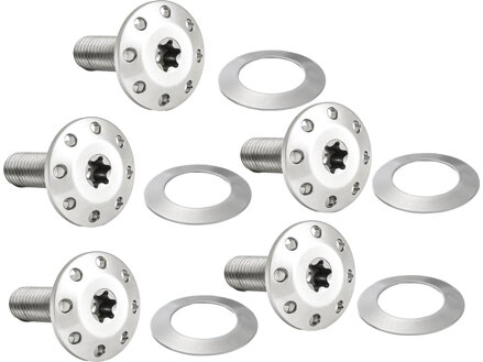 Titanium Floating Rotor Bolt Kit For Front Brake Discs Polished