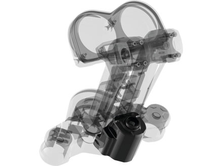 Club Style OE Ignition Switch and Steering Lock Cover Black Anodized