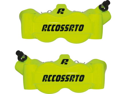 Radial Monobloc Brake Calipers Sintered Pads Neon Forged Aluminium Front Left Right