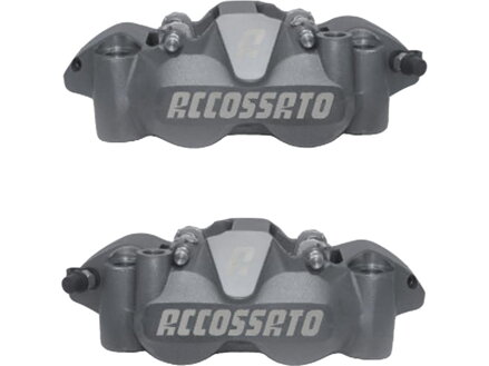 Organic Pads Anthracite Anodized Forged Aluminium Front Left Right