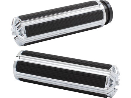 10-Gauge Grips Chrome 7/8" Throttle By Wire