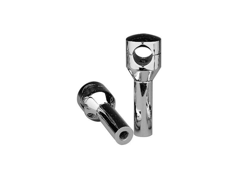 Steel Dome Head 4 Risers Chrome 1"