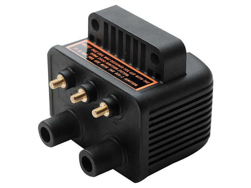 Twin Fire Ignition Coil Black 3 Ohm Single Fire