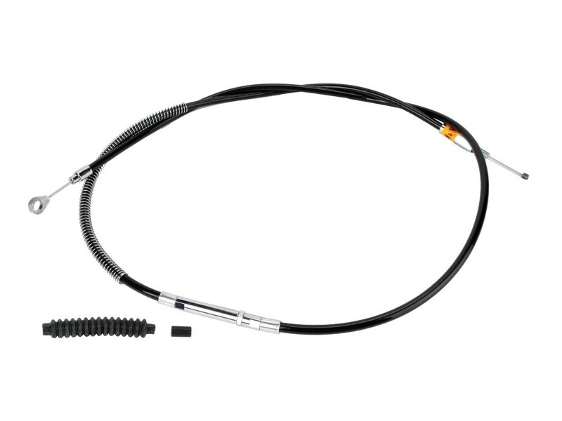 Black Vinyl Longitudinally Wound (LW) Clutch Cable Standard Black Vinyl 60,7"